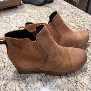 Sorel Evie Wedge Brown Size 8.5 Women's